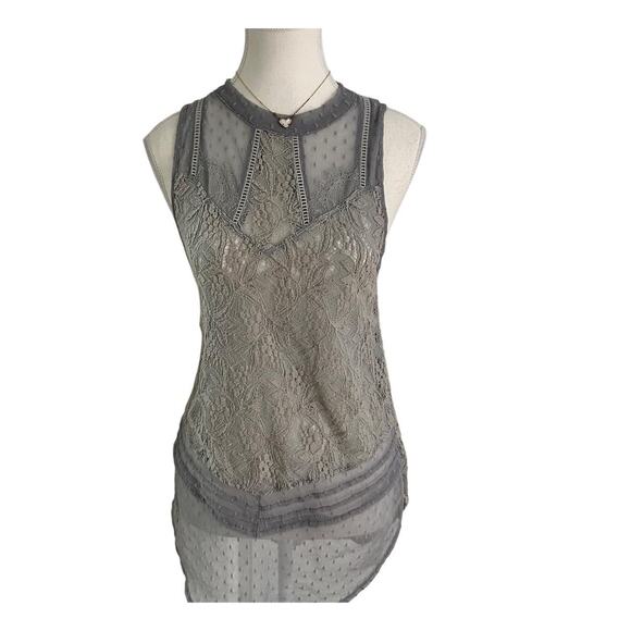 Free People Laced Vintage Size Small Top - Picture 1 of 4